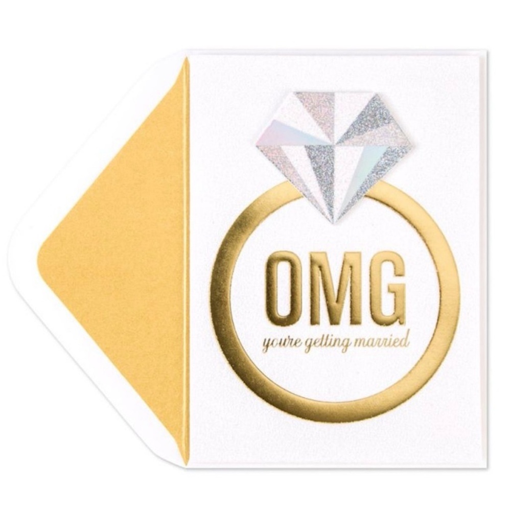 Papyrus Engagement Card OMG Diamond Ring